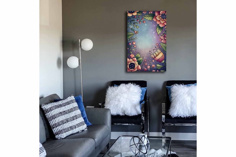 Dekorativ Canvasbilde 45x70 cm, Flerfarget