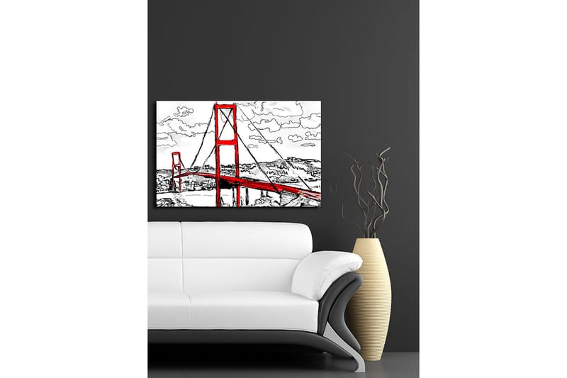 Dekorativ Canvasbilde 45x70 cm, Flerfarget