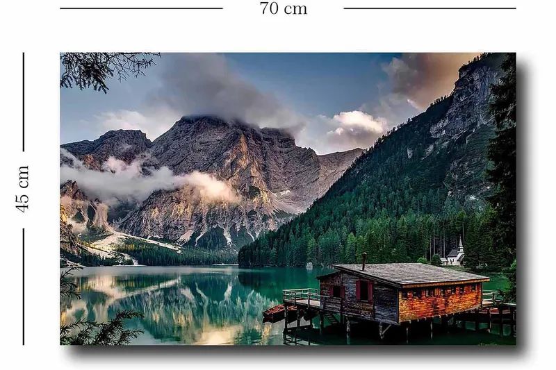 Dekorativ Canvasbilde 45x70 cm - Flerfarget - Innredning - Bilder & kunst - Lerretsbilder