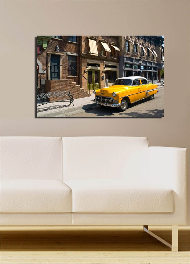 Dekorativ Canvasbilde 45x70 cm - Flerfarget - Innredning - Bilder & kunst - Lerretsbilder