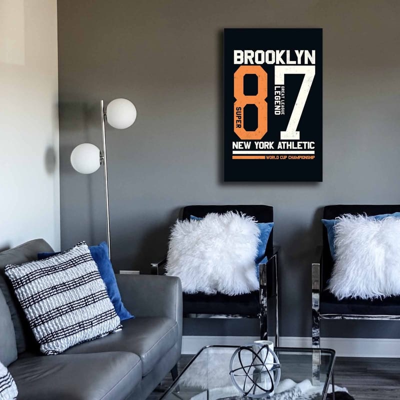 Dekorativ Canvasbilde 45x70 cm - Flerfarget - Innredning - Bilder & kunst - Lerretsbilder