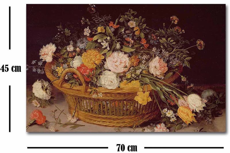 Dekorativ Canvasbilde 45x70 cm - Flerfarget - Innredning - Bilder & kunst - Lerretsbilder