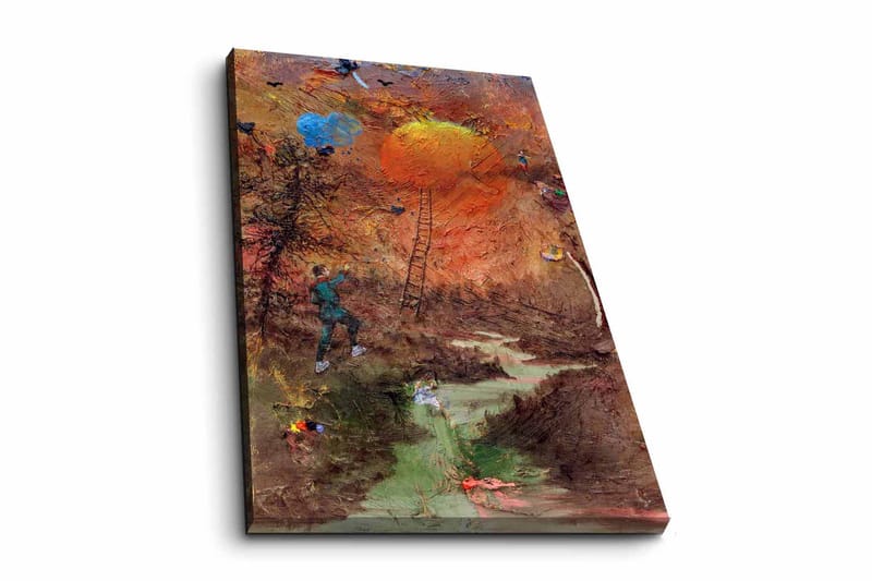 Dekorativ Canvasbilde 45x70 cm - Flerfarget - Innredning - Bilder & kunst - Lerretsbilder