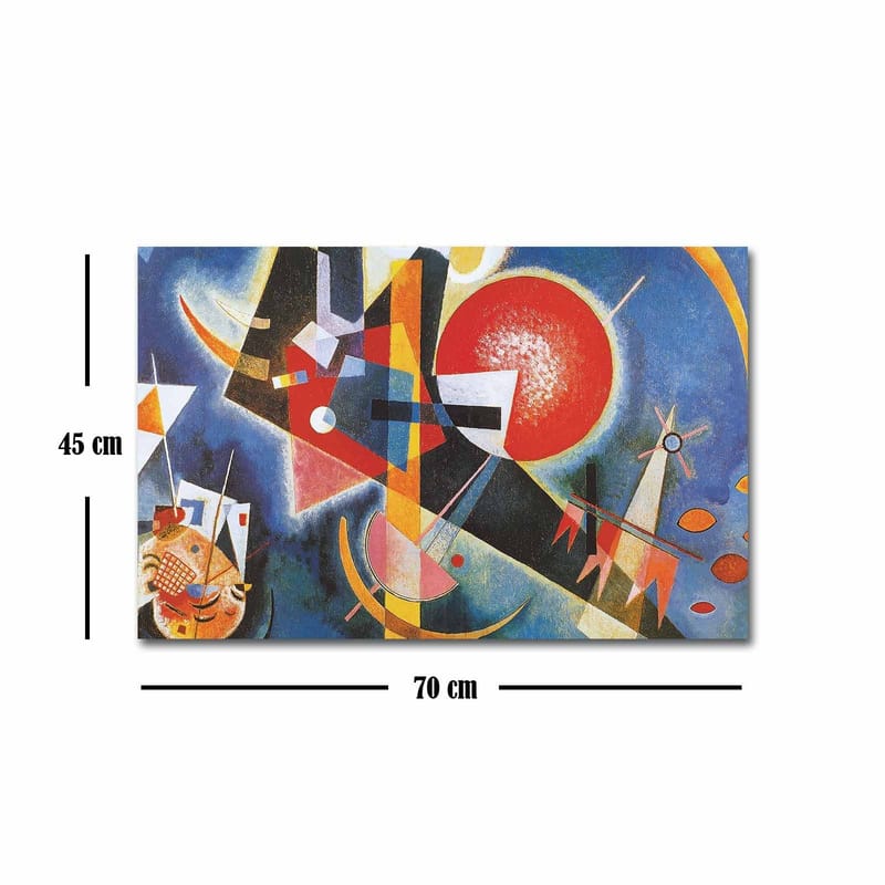 Dekorativ Canvasbilde 45x70 cm - Flerfarget - Innredning - Bilder & kunst - Lerretsbilder