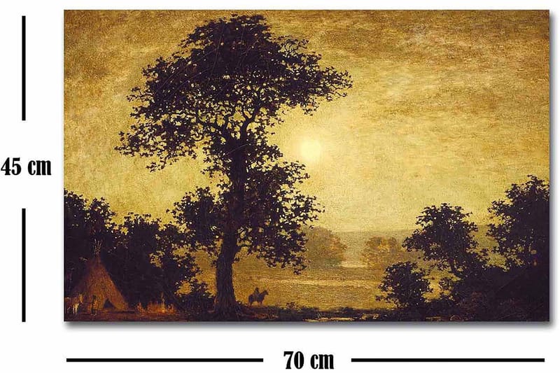 Dekorativ Canvasbilde 45x70 cm - Flerfarget - Innredning - Bilder & kunst - Lerretsbilder