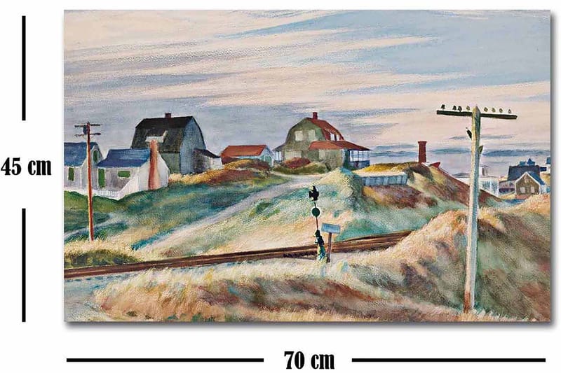 Dekorativ Canvasbilde 45x70 cm - Flerfarget - Innredning - Bilder & kunst - Lerretsbilder