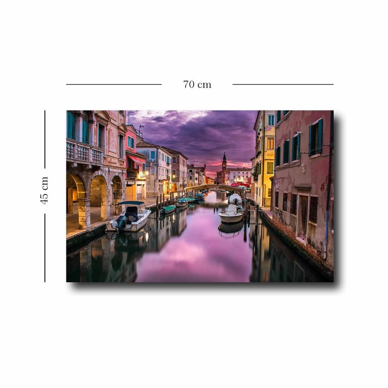 Dekorativ Canvasbilde 45x70 cm - Flerfarget - Innredning - Bilder & kunst - Lerretsbilder