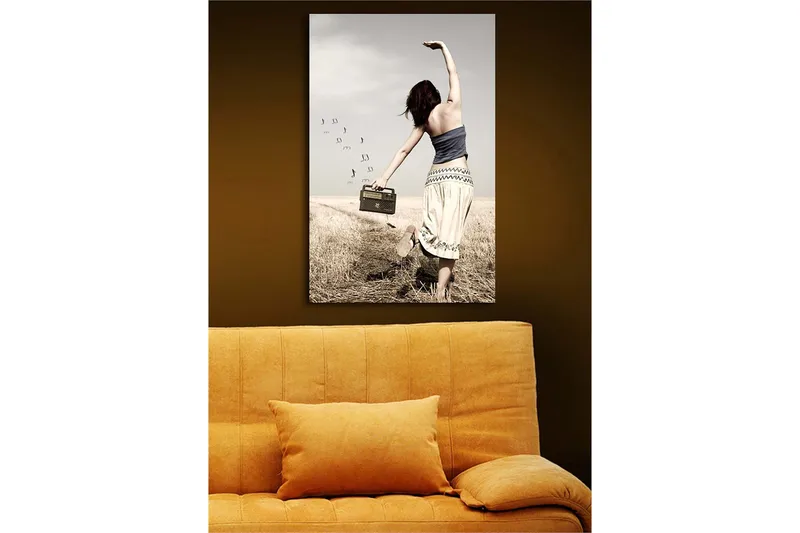 Dekorativ Canvasbilde 45x70 cm, Flerfarget