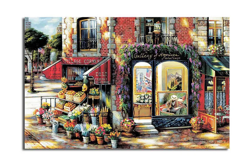 Dekorativ Canvasbilde 45x70 cm, Flerfarget