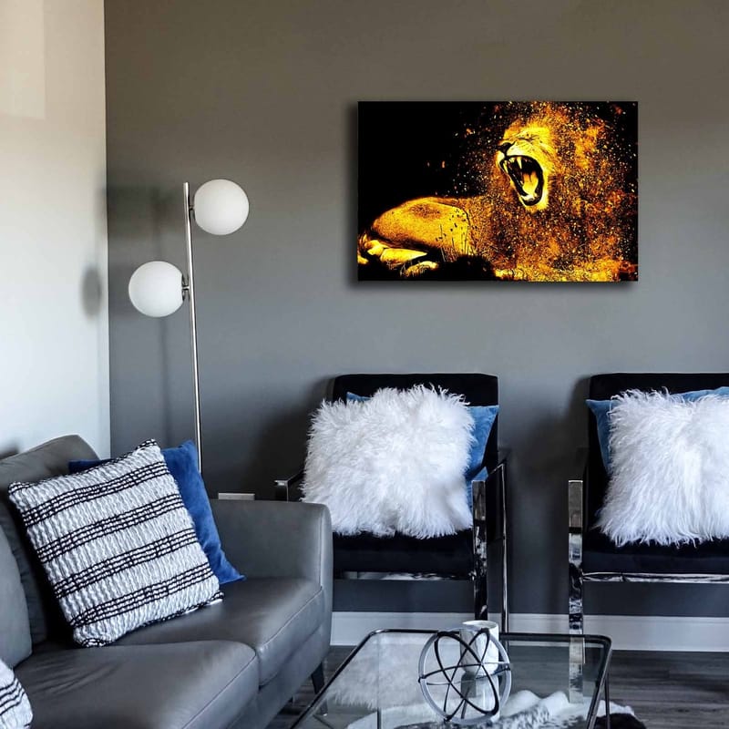 Dekorativ Canvasbilde 45x70 cm - Flerfarget - Innredning - Bilder & kunst - Lerretsbilder