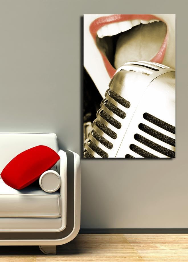 Dekorativ Canvasbilde 45x70 cm - Flerfarget - Innredning - Bilder & kunst - Lerretsbilder