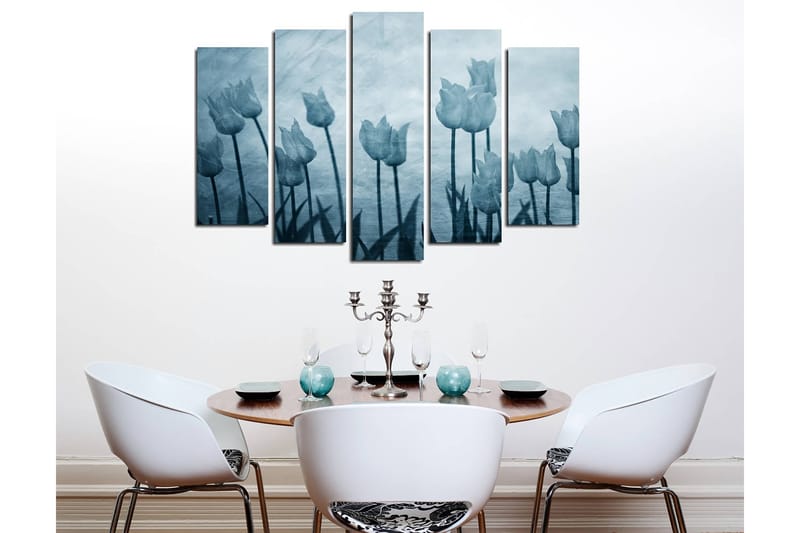 Dekorativ Canvasbilde 5-Deler 70x20 cm - Flerfarget - Innredning - Bilder & kunst - Lerretsbilder