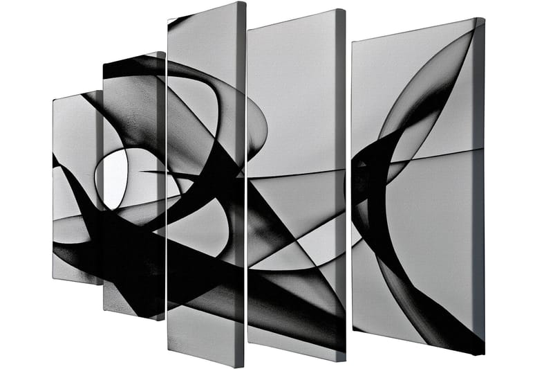 Dekorativ Canvasbilde 5-Deler 70x20 cm - Flerfarget - Innredning - Bilder & kunst - Lerretsbilder