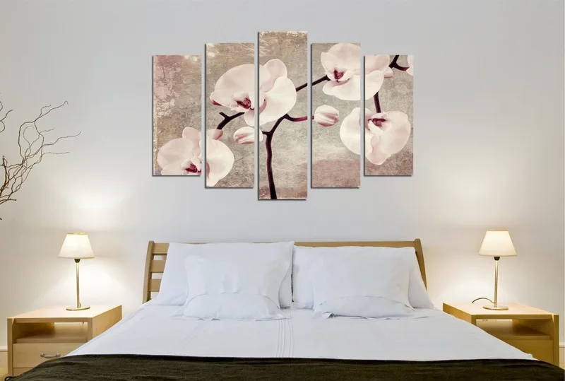 Dekorativ Canvasbilde 5-Deler 70x20 cm, Flerfarget