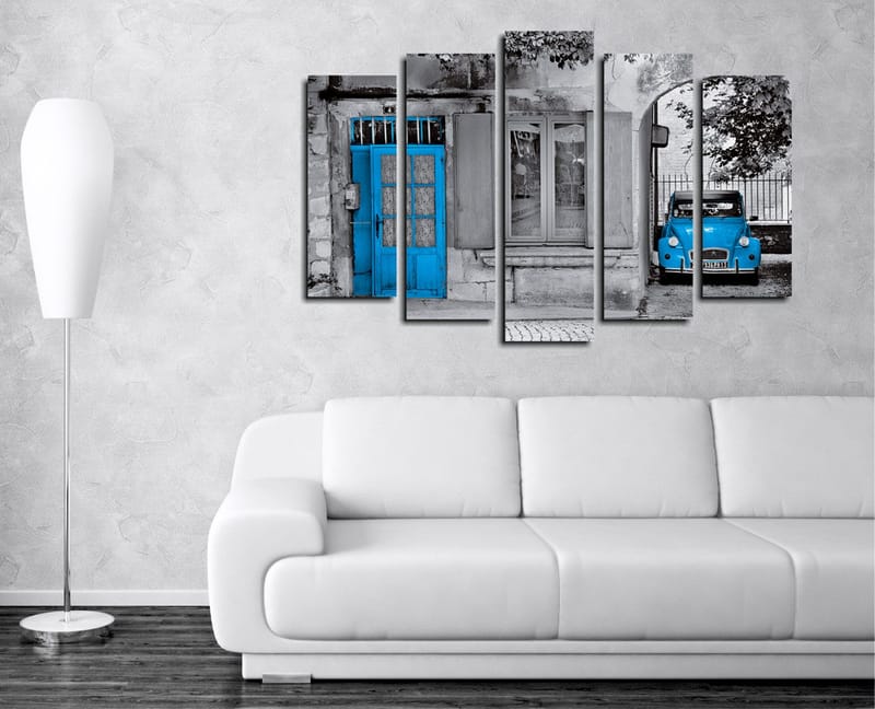 Dekorativ Canvasbilde 5-Deler 70x20 cm, Flerfarget