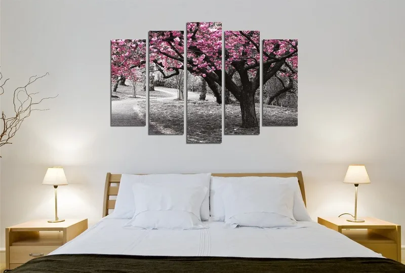 Dekorativ Canvasbilde 5-Deler 70x20 cm, Flerfarget