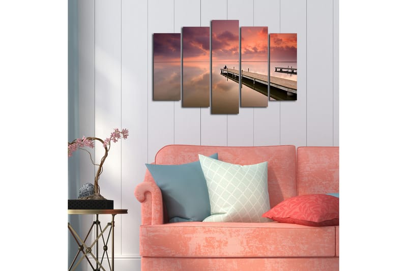 Dekorativ Canvasbilde 5 Deler - Flerfarget - Innredning - Bilder & kunst - Lerretsbilder