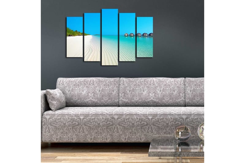 Dekorativ Canvasbilde 5 Deler - Flerfarget - Innredning - Bilder & kunst - Lerretsbilder