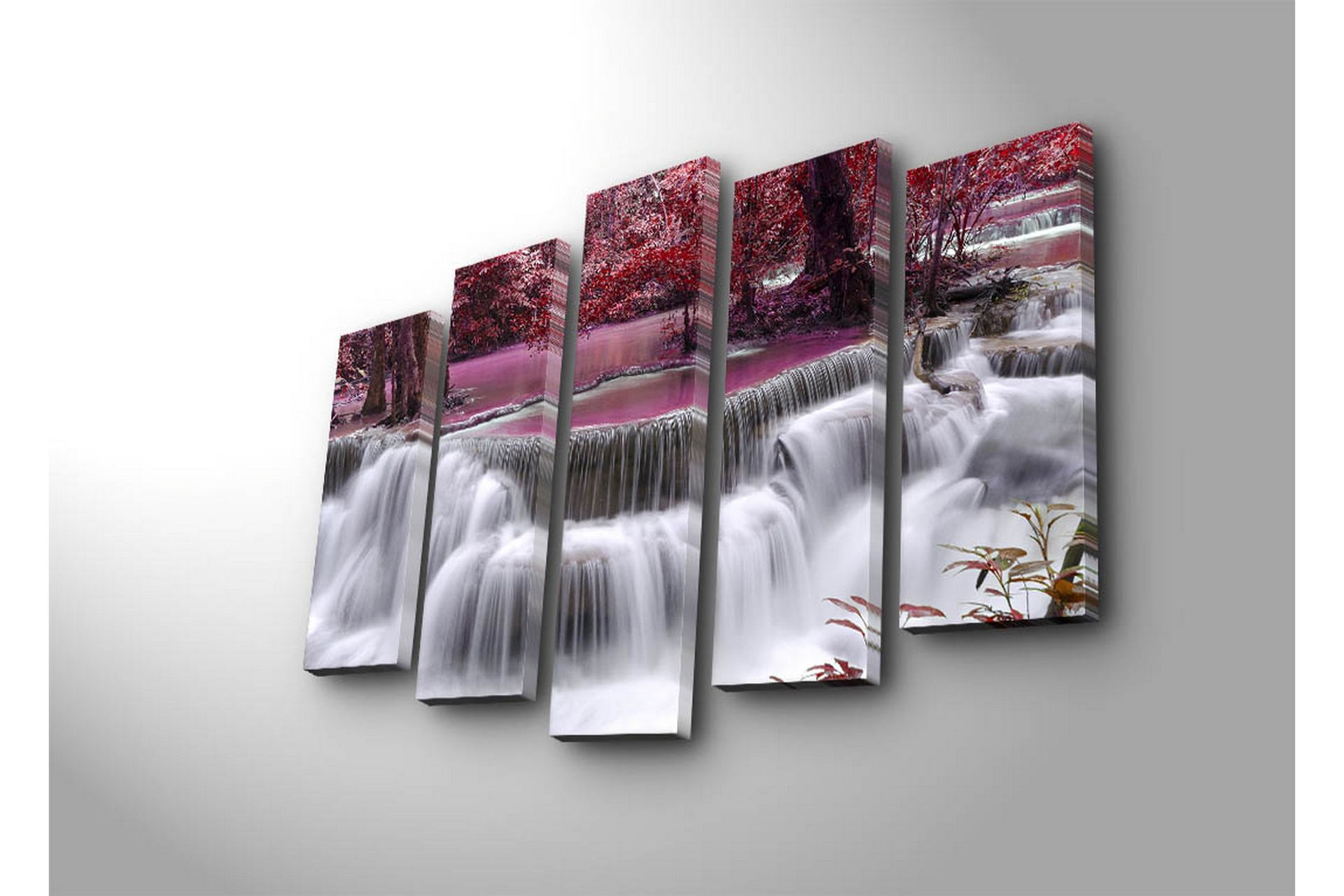 Dekorativ Canvasbilde 5 Deler - Flerfarget - Innredning - Bilder & kunst - Lerretsbilder