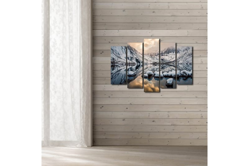 Dekorativ Canvasbilde 5 Deler - Flerfarget - Innredning - Bilder & kunst - Lerretsbilder