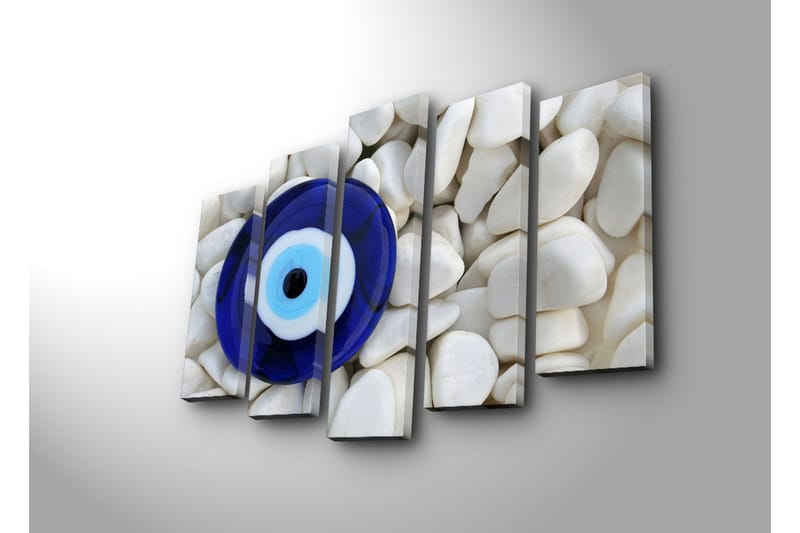 Dekorativ Canvasbilde 5 Deler - Flerfarget - Innredning - Bilder & kunst - Lerretsbilder