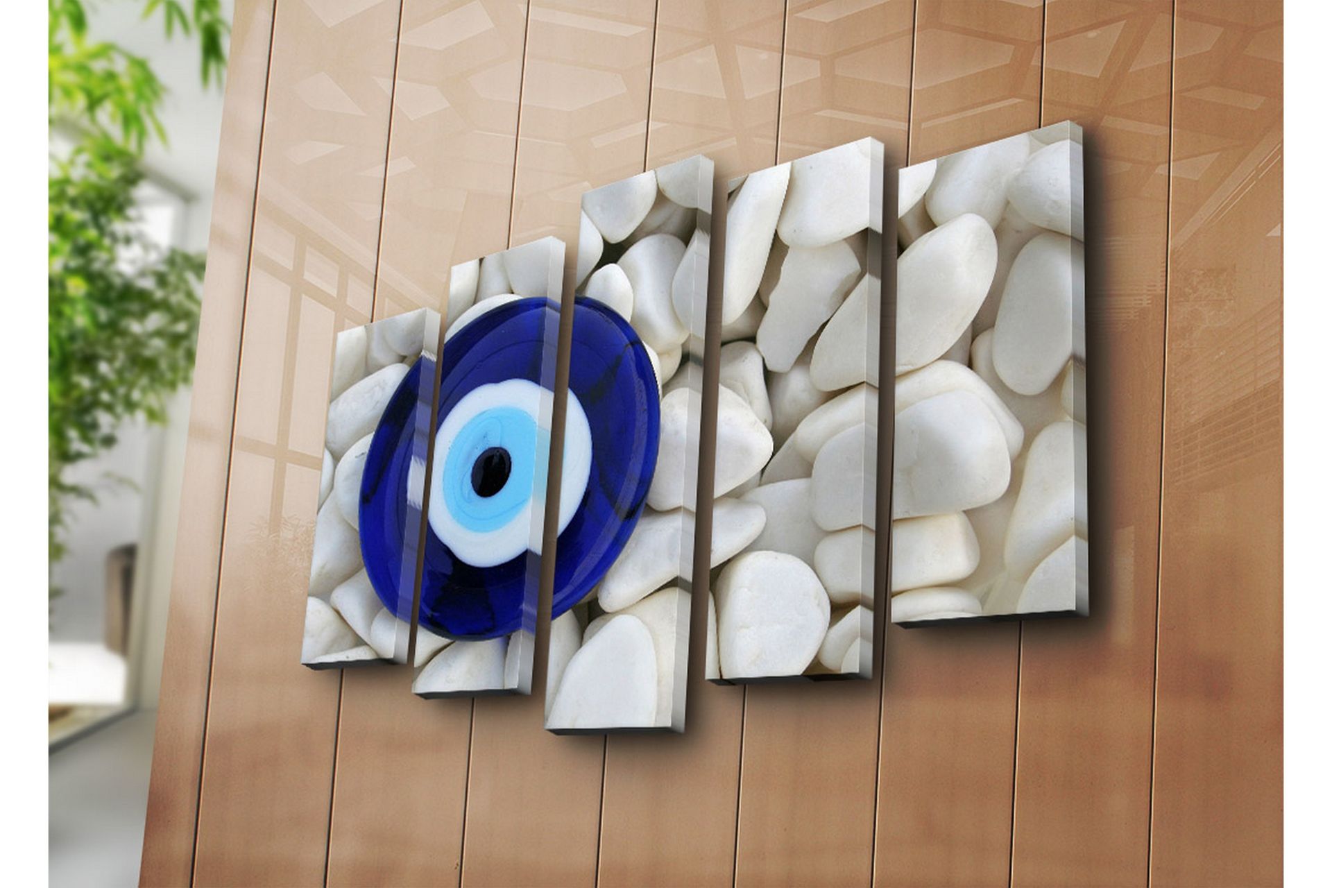 Dekorativ Canvasbilde 5 Deler - Flerfarget - Innredning - Bilder & kunst - Lerretsbilder