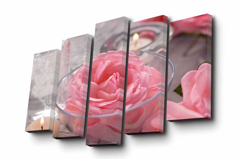 Dekorativ Canvasbilde 5 Deler - Flerfarget - Innredning - Bilder & kunst - Lerretsbilder