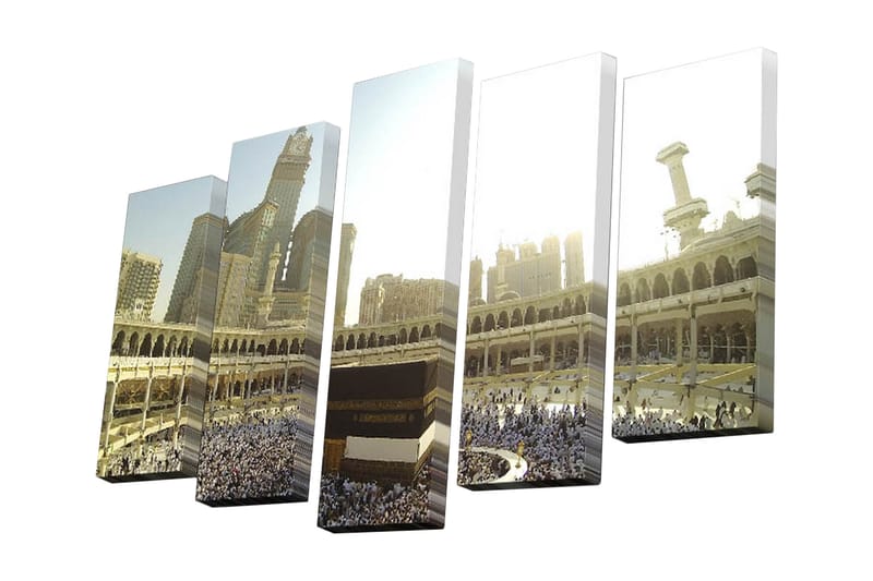 Dekorativ Canvasbilde 5 Deler - Flerfarget - Innredning - Bilder & kunst - Lerretsbilder
