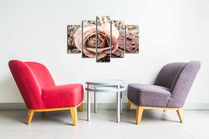 Dekorativ Canvasbilde 5 Deler - Flerfarget - Innredning - Bilder & kunst - Lerretsbilder