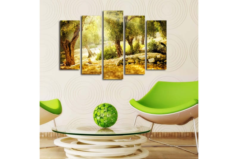 Dekorativ Canvasbilde 5 Deler - Flerfarget - Innredning - Bilder & kunst - Lerretsbilder