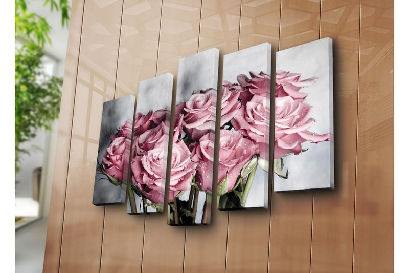 Dekorativ Canvasbilde 5 Deler - Flerfarget - Innredning - Bilder & kunst - Lerretsbilder