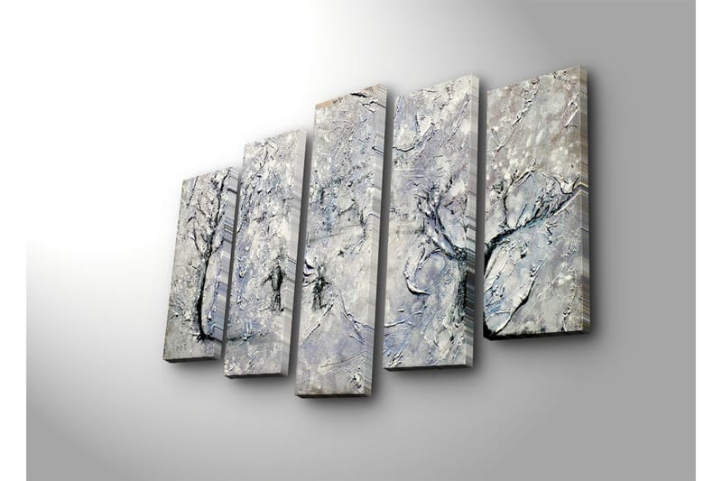Dekorativ Canvasbilde 5 Deler - Flerfarget - Innredning - Bilder & kunst - Lerretsbilder