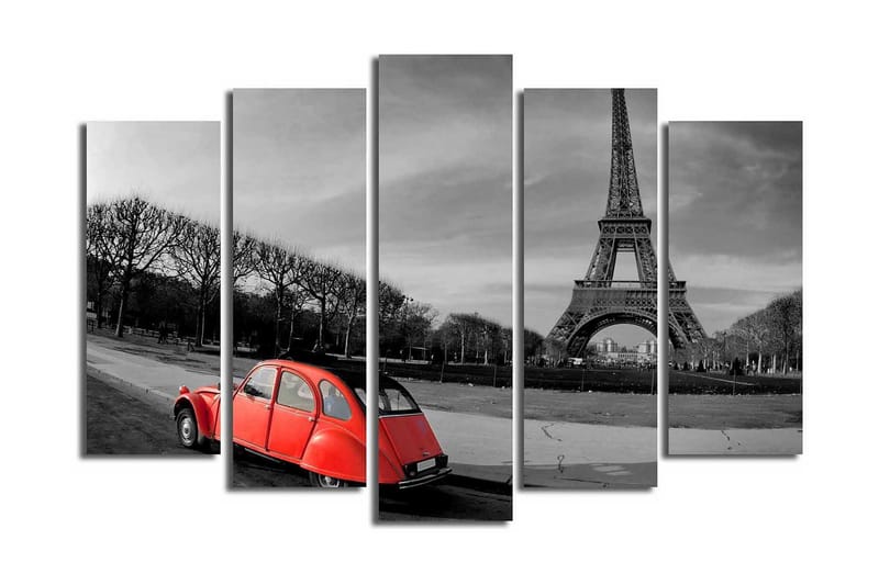 Dekorativ Canvasbilde 5 Deler - Flerfarget - Innredning - Bilder & kunst - Lerretsbilder