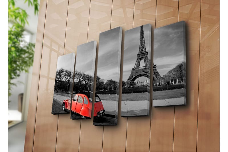 Dekorativ Canvasbilde 5 Deler - Flerfarget - Innredning - Bilder & kunst - Lerretsbilder