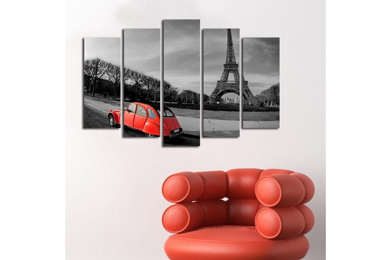 Dekorativ Canvasbilde 5 Deler - Flerfarget - Innredning - Bilder & kunst - Lerretsbilder