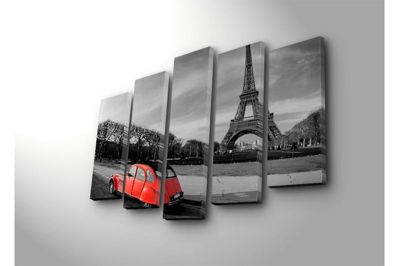 Dekorativ Canvasbilde 5 Deler - Flerfarget - Innredning - Bilder & kunst - Lerretsbilder