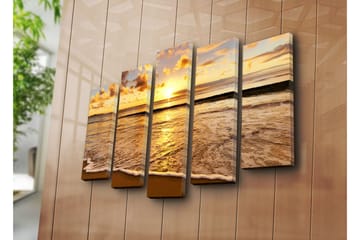 Dekorativ Canvasbilde 5 Deler - Flerfarget - Innredning - Bilder & kunst - Lerretsbilder