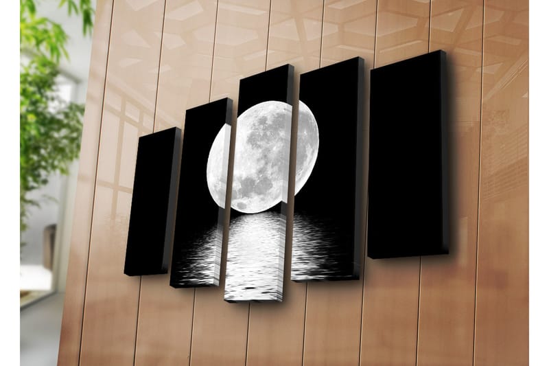 Dekorativ Canvasbilde 5 Deler - Flerfarget - Innredning - Bilder & kunst - Lerretsbilder