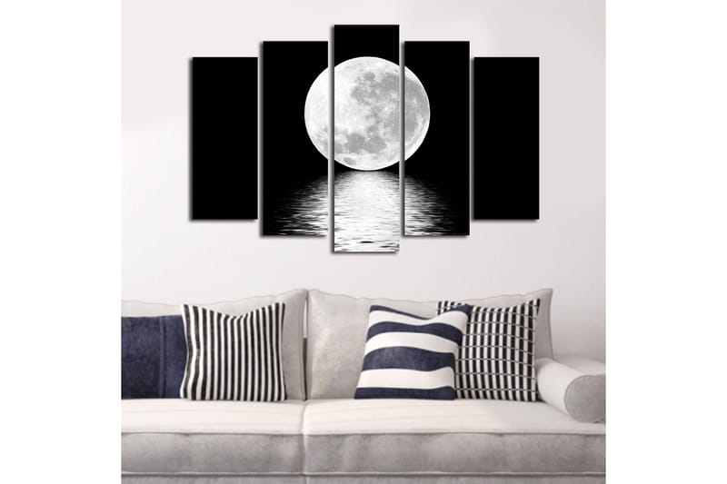 Dekorativ Canvasbilde 5 Deler - Flerfarget - Innredning - Bilder & kunst - Lerretsbilder
