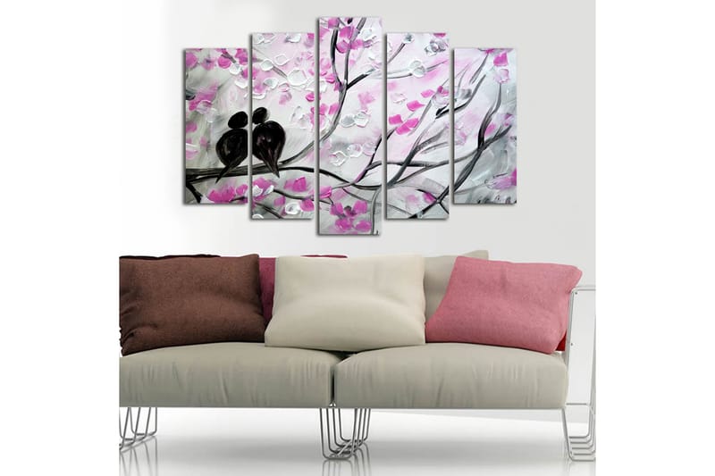 Dekorativ Canvasbilde 5 Deler - Flerfarget - Innredning - Bilder & kunst - Lerretsbilder