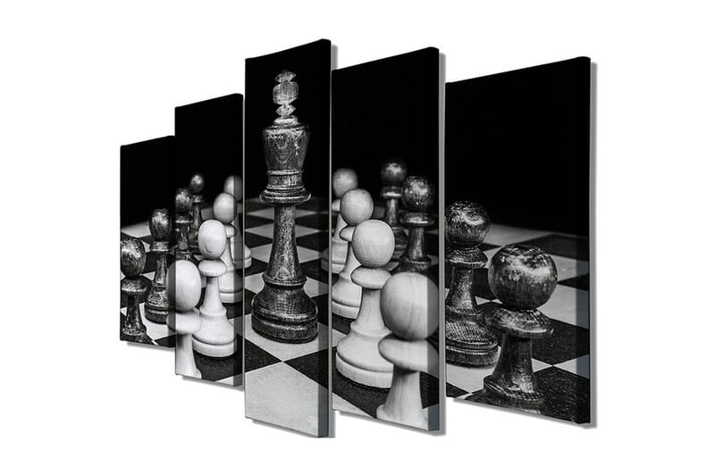 Dekorativ Canvasbilde 5 Deler - Flerfarget - Innredning - Bilder & kunst - Lerretsbilder