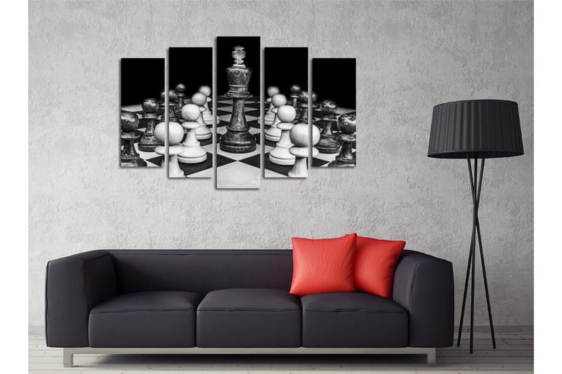 Dekorativ Canvasbilde 5 Deler - Flerfarget - Innredning - Bilder & kunst - Lerretsbilder