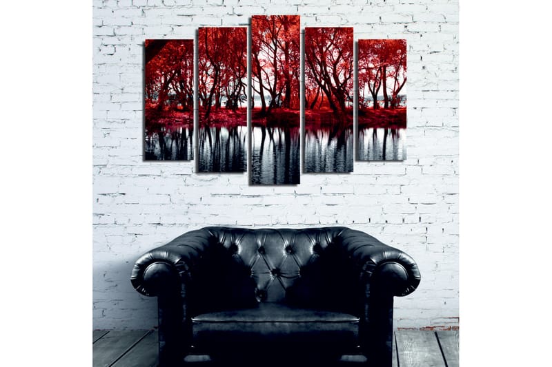 Dekorativ Canvasbilde 5 Deler - Flerfarget - Innredning - Bilder & kunst - Lerretsbilder