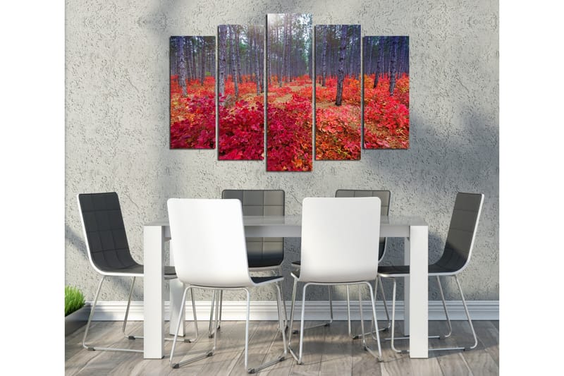 Dekorativ Canvasbilde 5 Deler - Flerfarget - Innredning - Bilder & kunst - Lerretsbilder