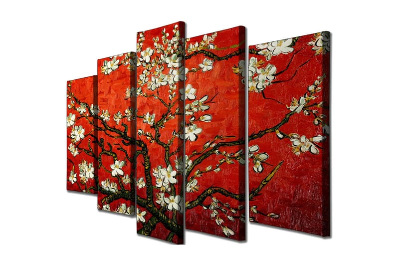 Dekorativ Canvasbilde 5 Deler - Flerfarget - Innredning - Bilder & kunst - Lerretsbilder