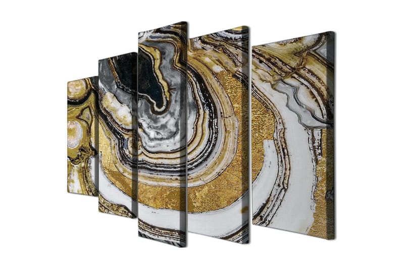 Dekorativ Canvasbilde 5 Deler - Flerfarget - Innredning - Bilder & kunst - Lerretsbilder