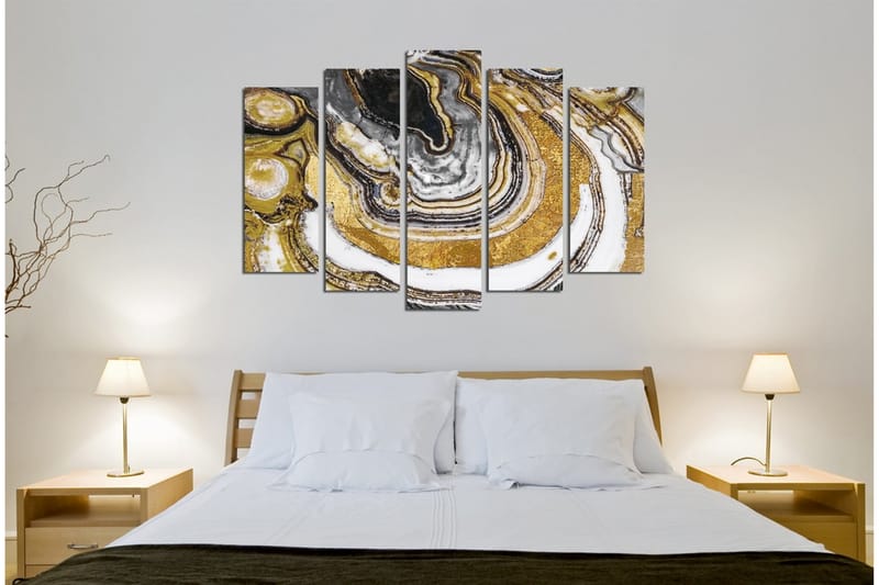 Dekorativ Canvasbilde 5 Deler - Flerfarget - Innredning - Bilder & kunst - Lerretsbilder