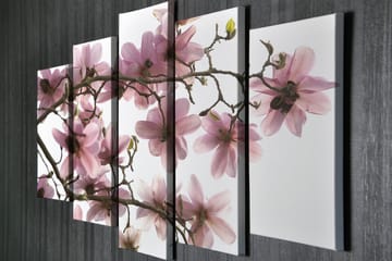 Dekorativ Canvasbilde 5 Deler - Flerfarget - Innredning - Bilder & kunst - Lerretsbilder