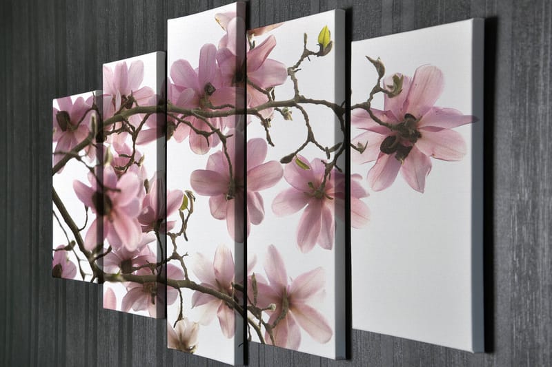 Dekorativ Canvasbilde 5 Deler - Flerfarget - Innredning - Bilder & kunst - Lerretsbilder