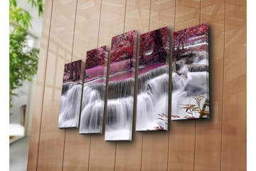 Dekorativ Canvasbilde 5 Deler - Flerfarget - Innredning - Bilder & kunst - Lerretsbilder